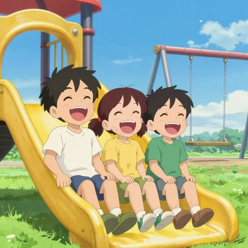 laughing
