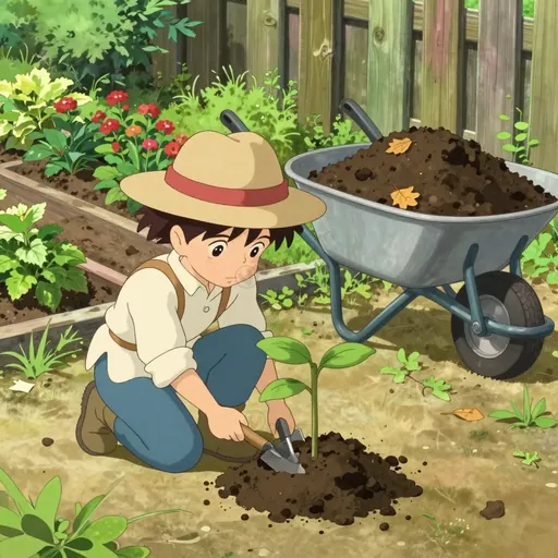 leaf soil