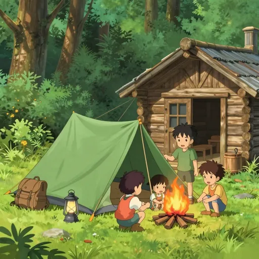 lean-to tent