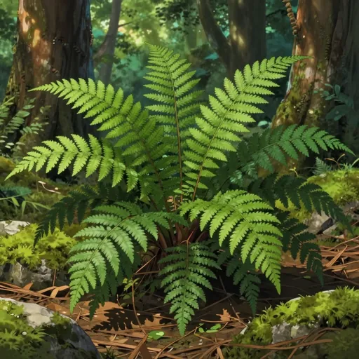 leatherleaf wood fern