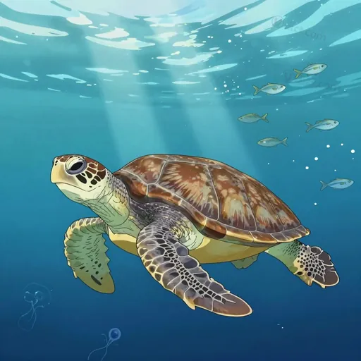 leathery turtle