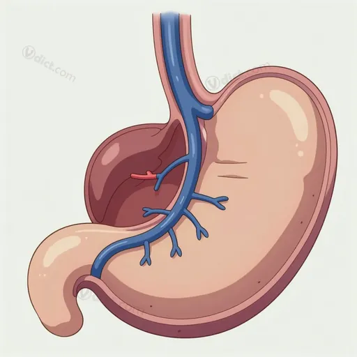 left gastric vein