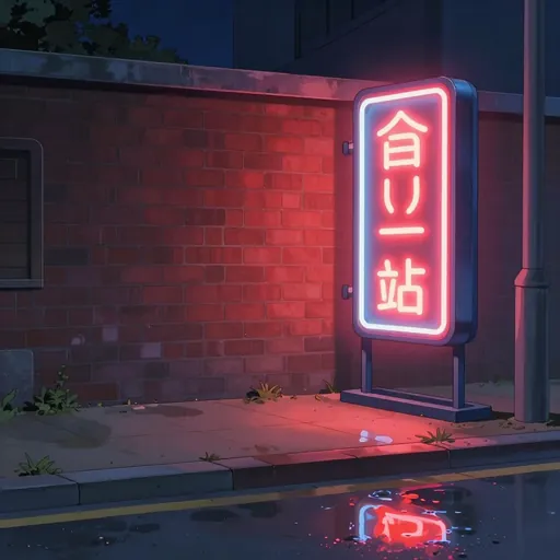lit up