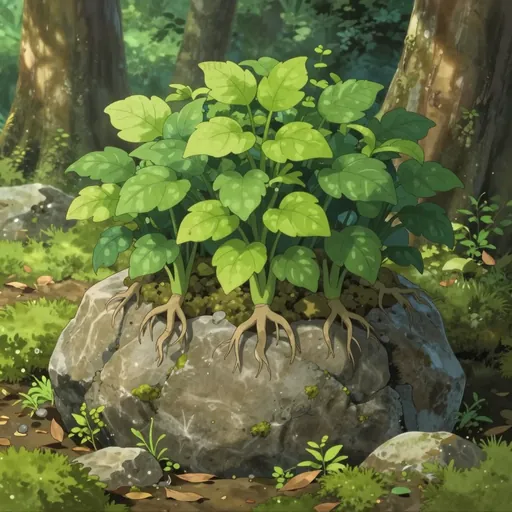 lithophytic plant