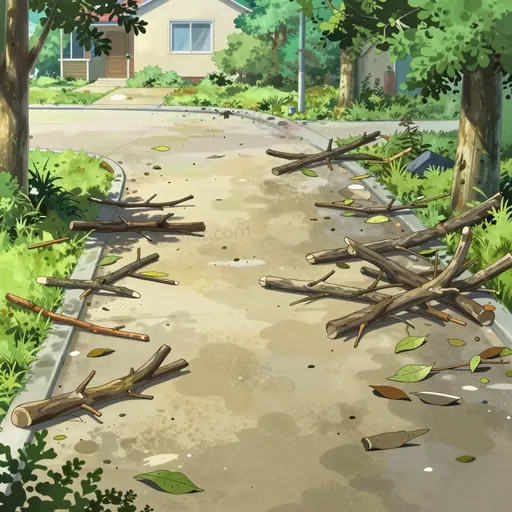 littered