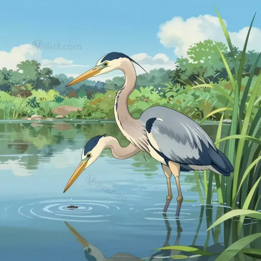 little blue heron