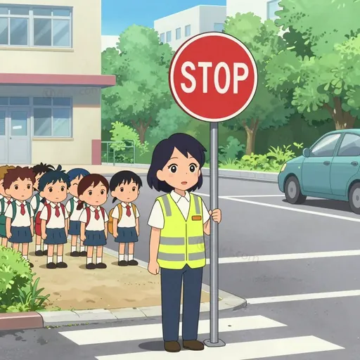 lollipop woman