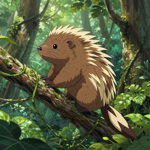 long-tailed porcupine