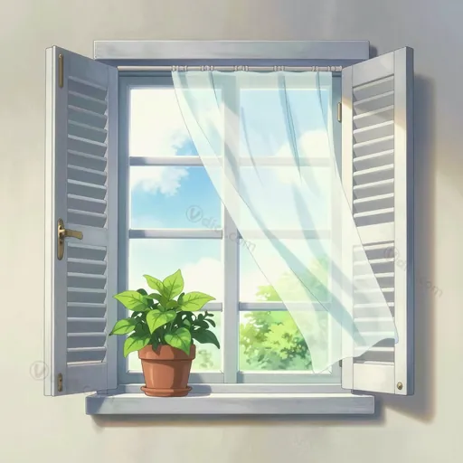 louvered window