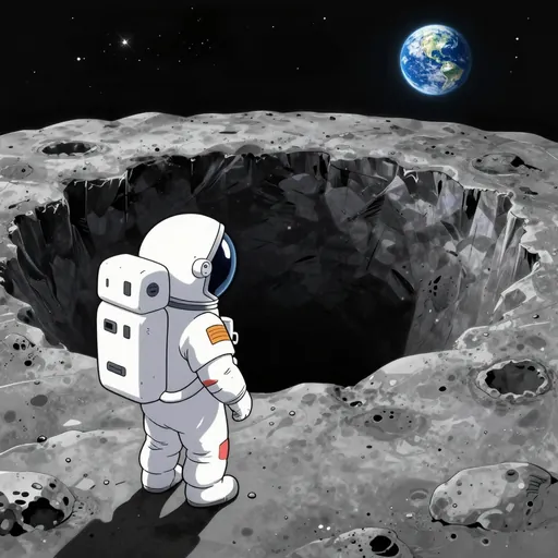 lunar crater