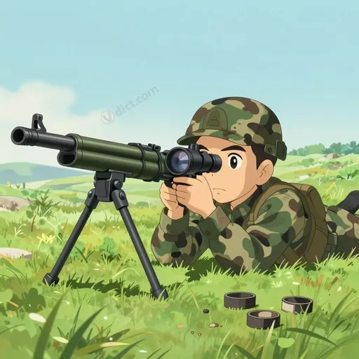 machine-gunner