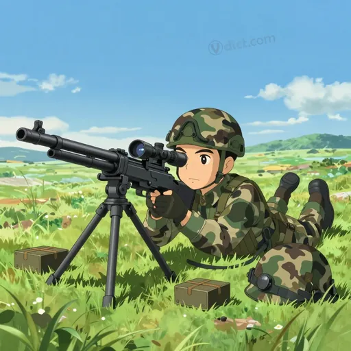 machine gunner