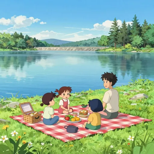 man-made lake