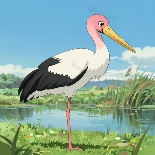 marabou stork