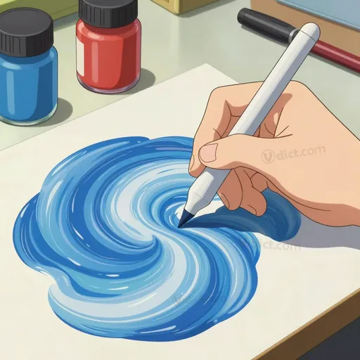 marbleized