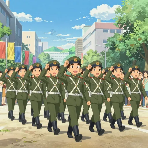 marching