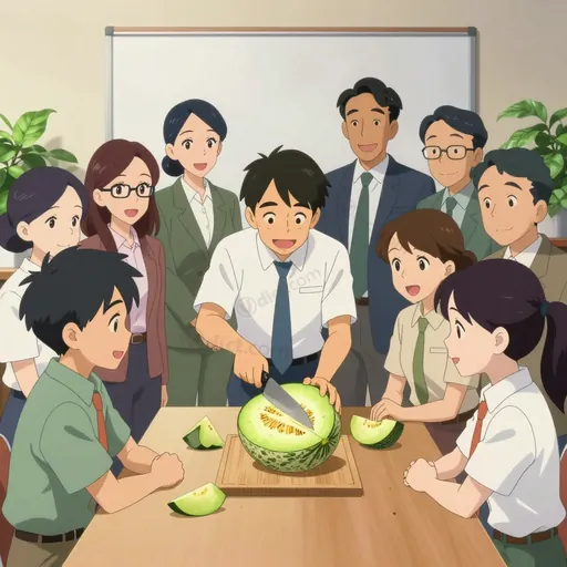 melon-cutting