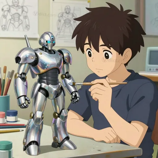 metallic-colored
