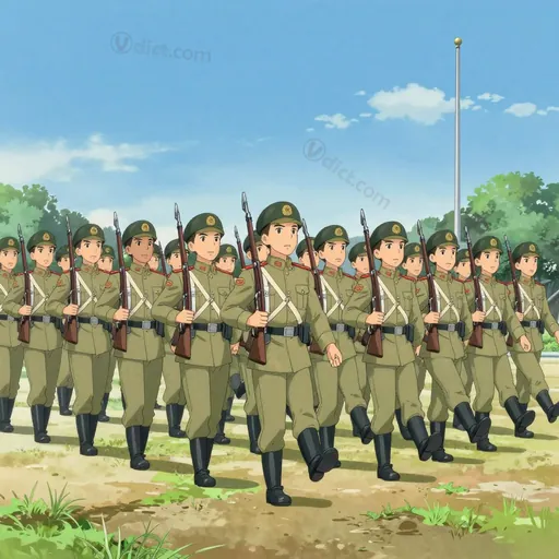 military drill