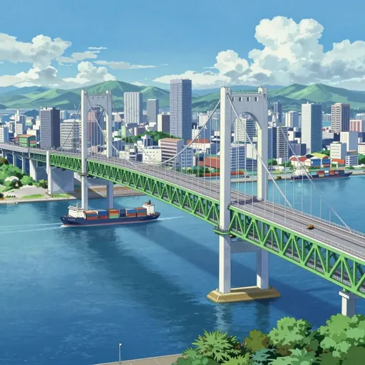 minato ohashi bridge