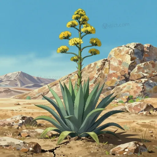 monocarpic plant
