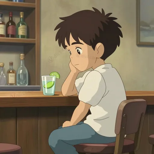 moodily