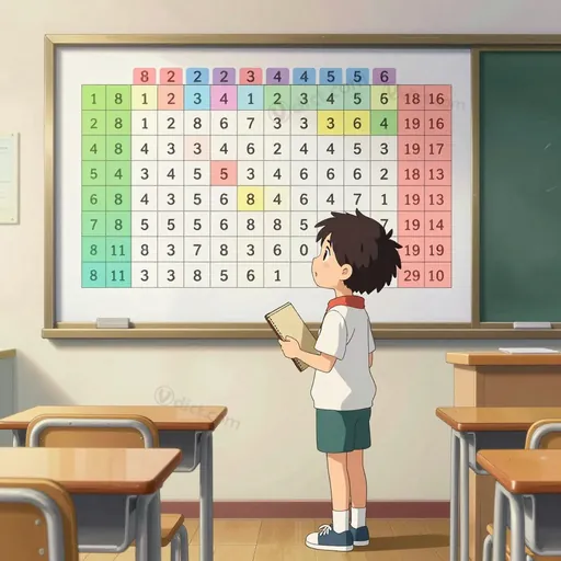 multiplication table