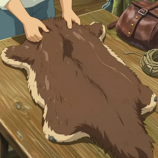 muskrat fur