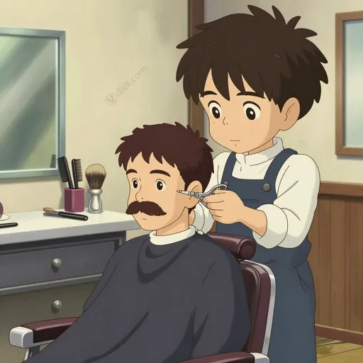 mustached