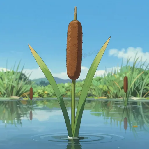narrow-leaf cattail