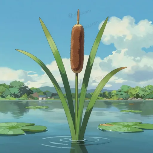 narrow-leaved reedmace