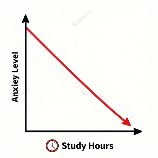 negative correlation
