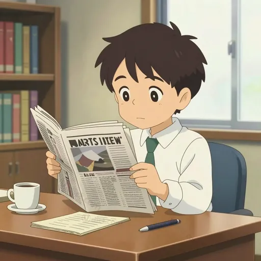 newspaper man