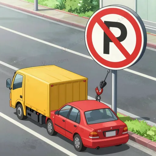 no-parking zone