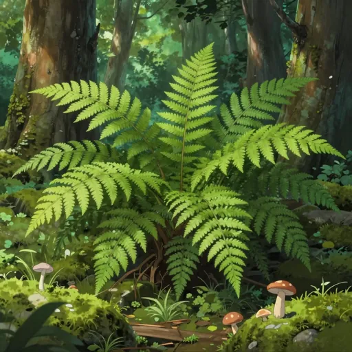 non-flowering plant