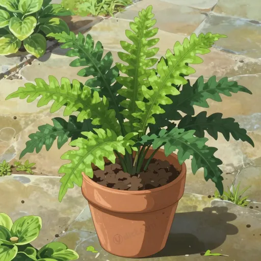 northern holly fern