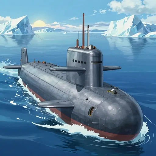 nuclear-powered submarine