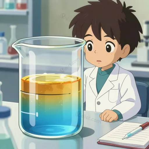 oil-water interface
