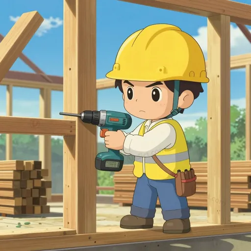 on the job