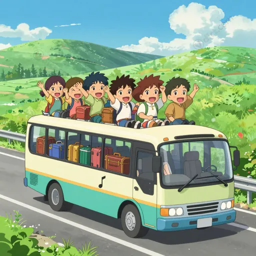 on the road