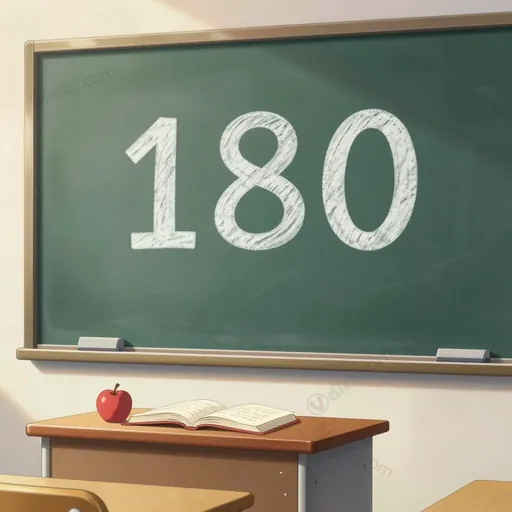 one hundred eighty