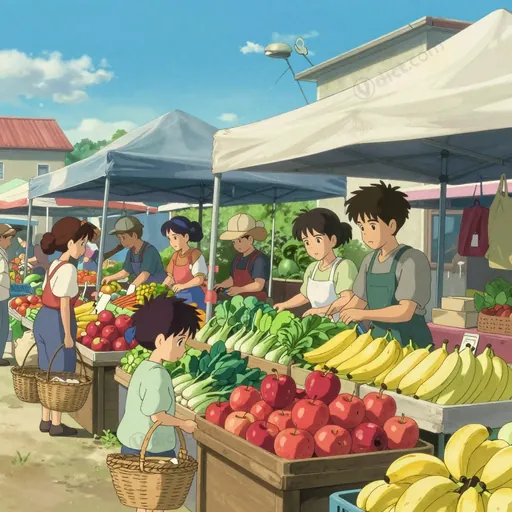 open-air market