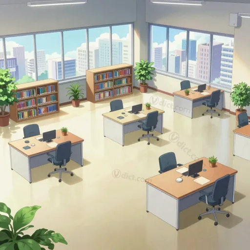 open-plan