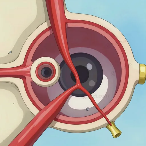 ophthalmic artery