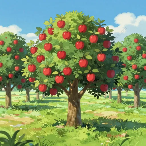 orchard apple tree