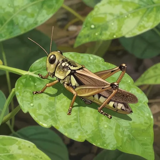 orthopterous insect