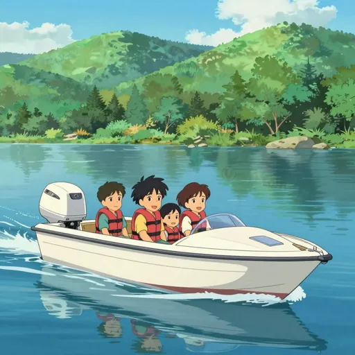 outboard motorboat