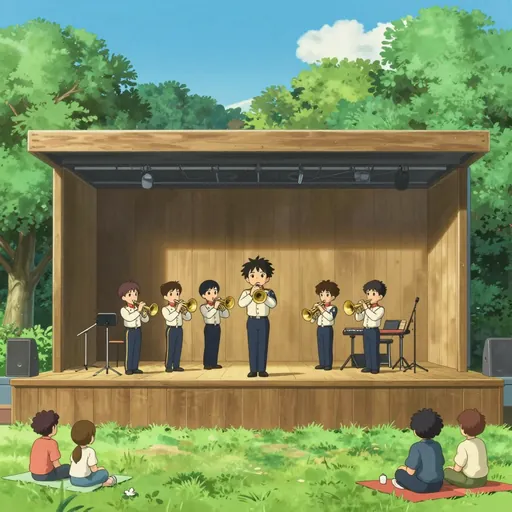 outdoor stage