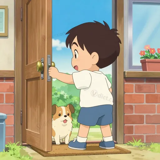 outside door
