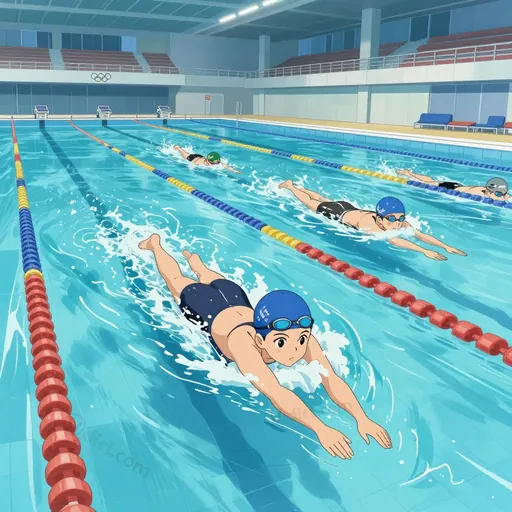 outswum